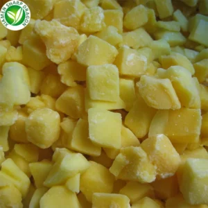 Best Frozen Organic Raw Sweet Green Mango Cut Diced Chunks Cubes Mango Half Pieces