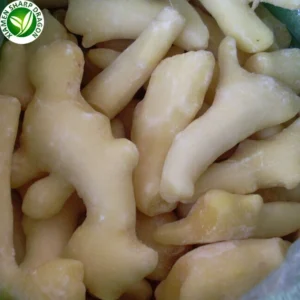 Organic Frozen Whole Fresh Peeled Ginger Roots Cube